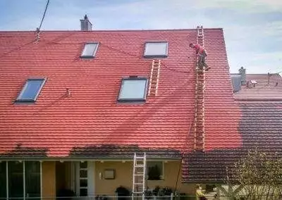 Kraenkel Holzbau Owingen Dachreinigung 009