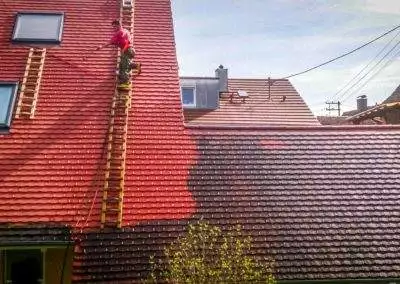 Kraenkel Holzbau Owingen Dachreinigung 010